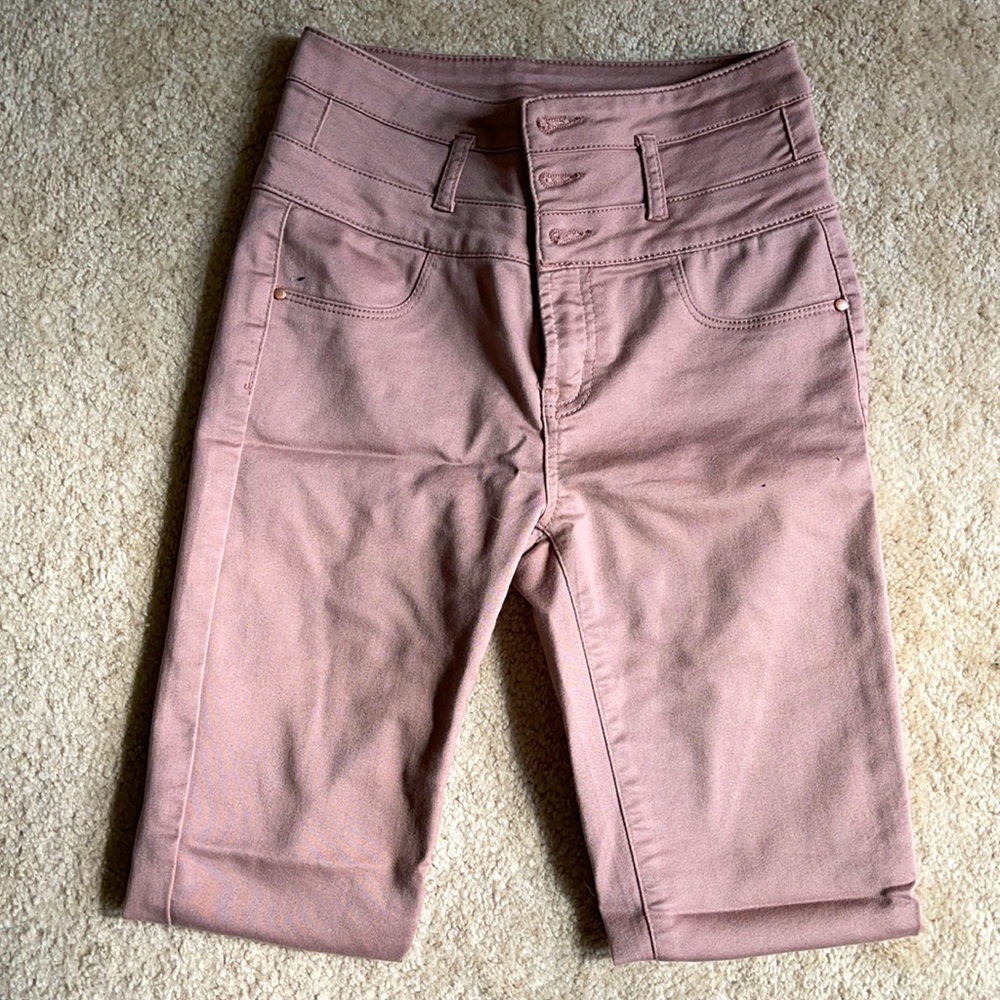 Refuge mauve/pink pants, size 4